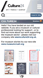 Mobile Screenshot of culture24.org.uk